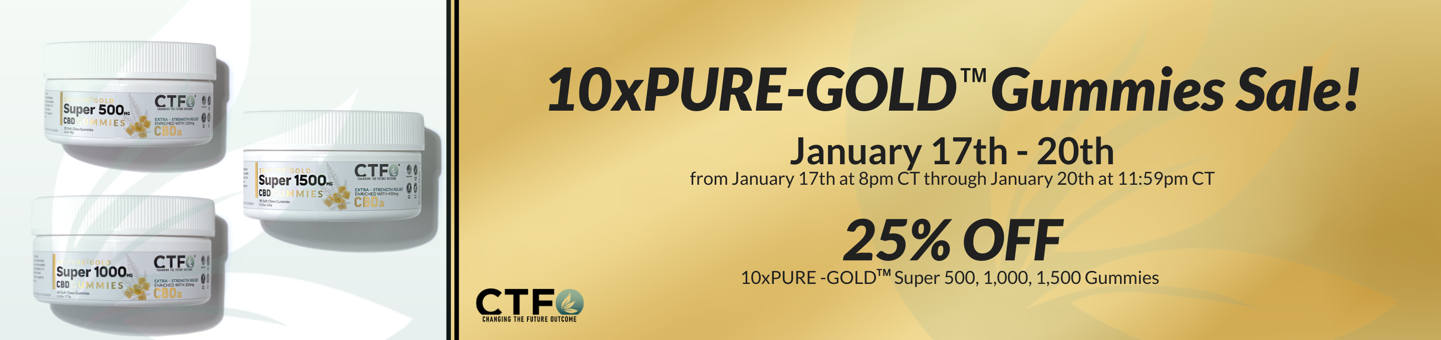 CTFO 10xPURE-GOLD Gummies Sale Link